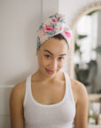 Satin & Microfibre Hair Towel