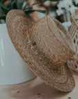 Sadie | Palm Straw Rancher Hat Wide Brim