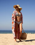 Waffle Cotton Robe - Seaside Vibes