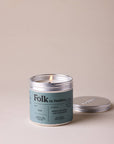 Rain: Folk Tin Candle