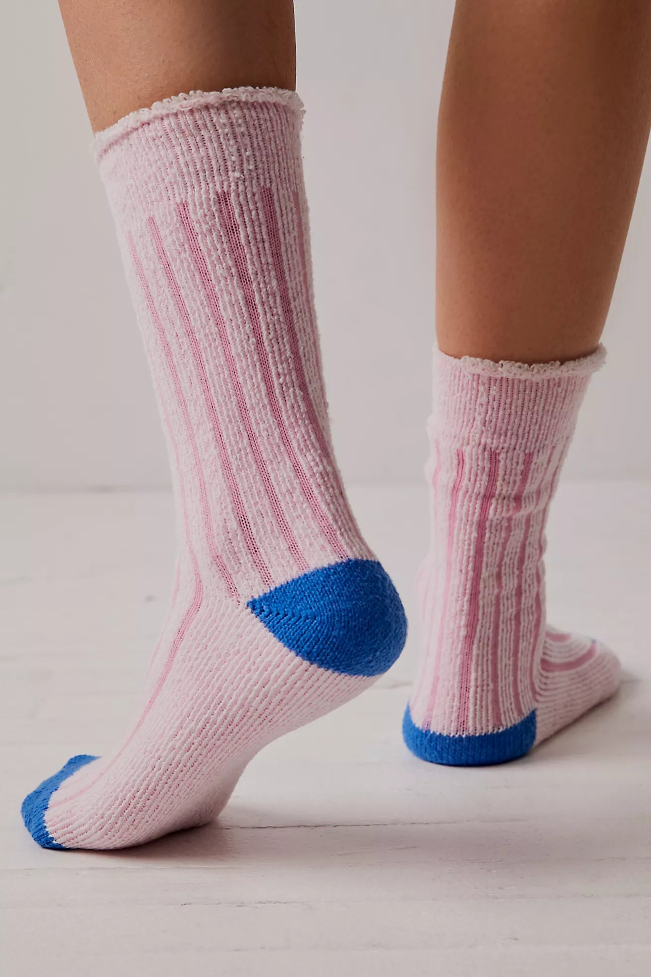 Free People Plush Inside Out Crew Socks