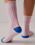 Free People Plush Inside Out Crew Socks