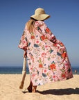 Waffle Cotton Robe - Seaside Vibes