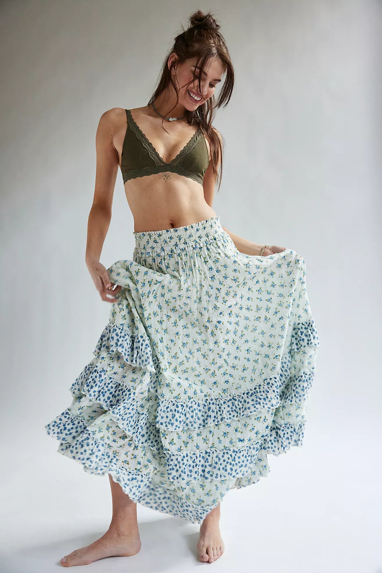 Free People ★ FP One Brynn Printed Maxi Skirt Free People One Brynn Printed Maxi Skirt – Sunday's Company