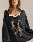 We The Free Venice V-Neck Graphic Sweatshirt