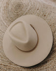 Aria | Wide Brim Rancher Hat | Cream