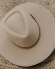 Aria | Wide Brim Rancher Hat | Cream