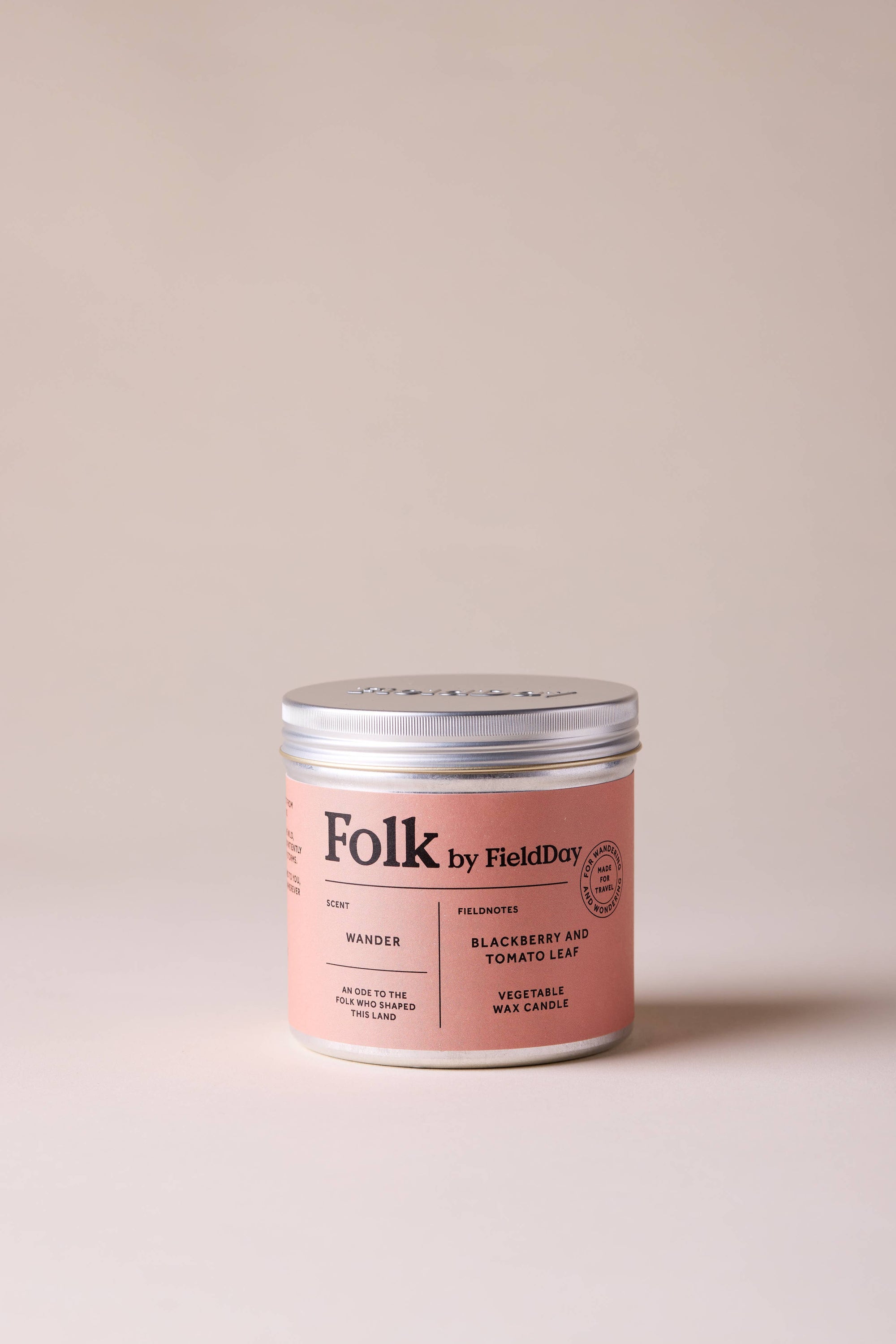 Wander: Folk Tin Candle