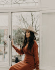 Aria | Wide Brim Rancher Hat | Cream