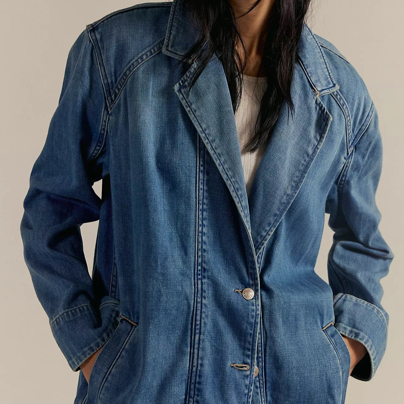We The Free Monique Indigo Duster