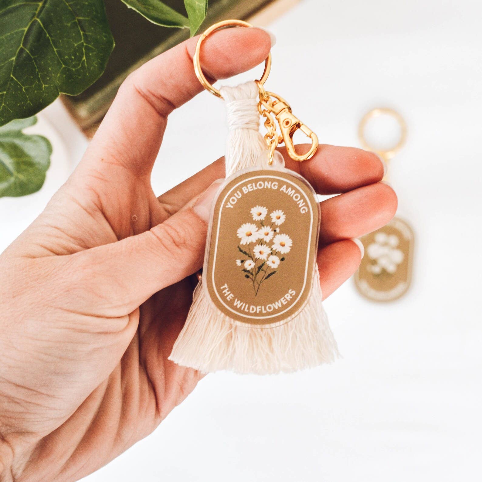 Wildflowers Acrylic Keychain