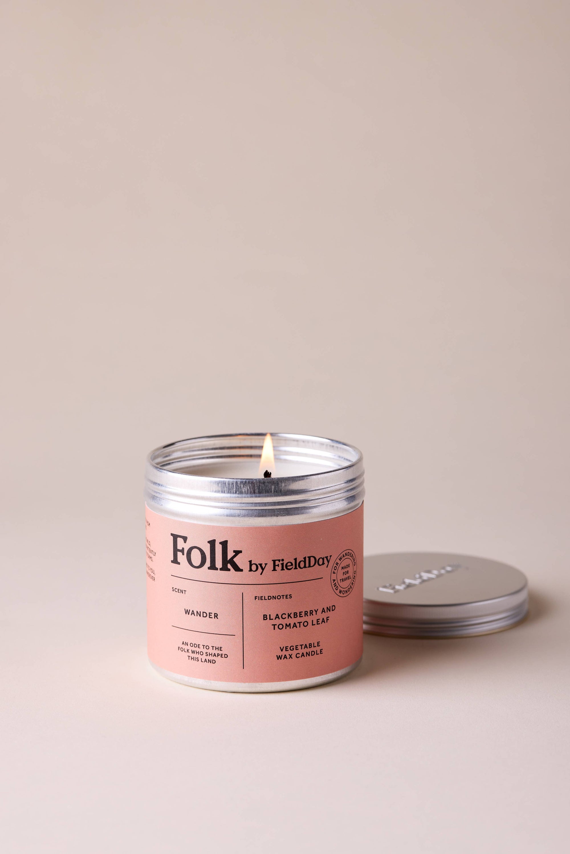 Wander: Folk Tin Candle