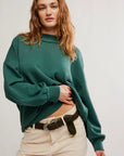 Palm Spring Turtleneck Pullover (Seamoss)