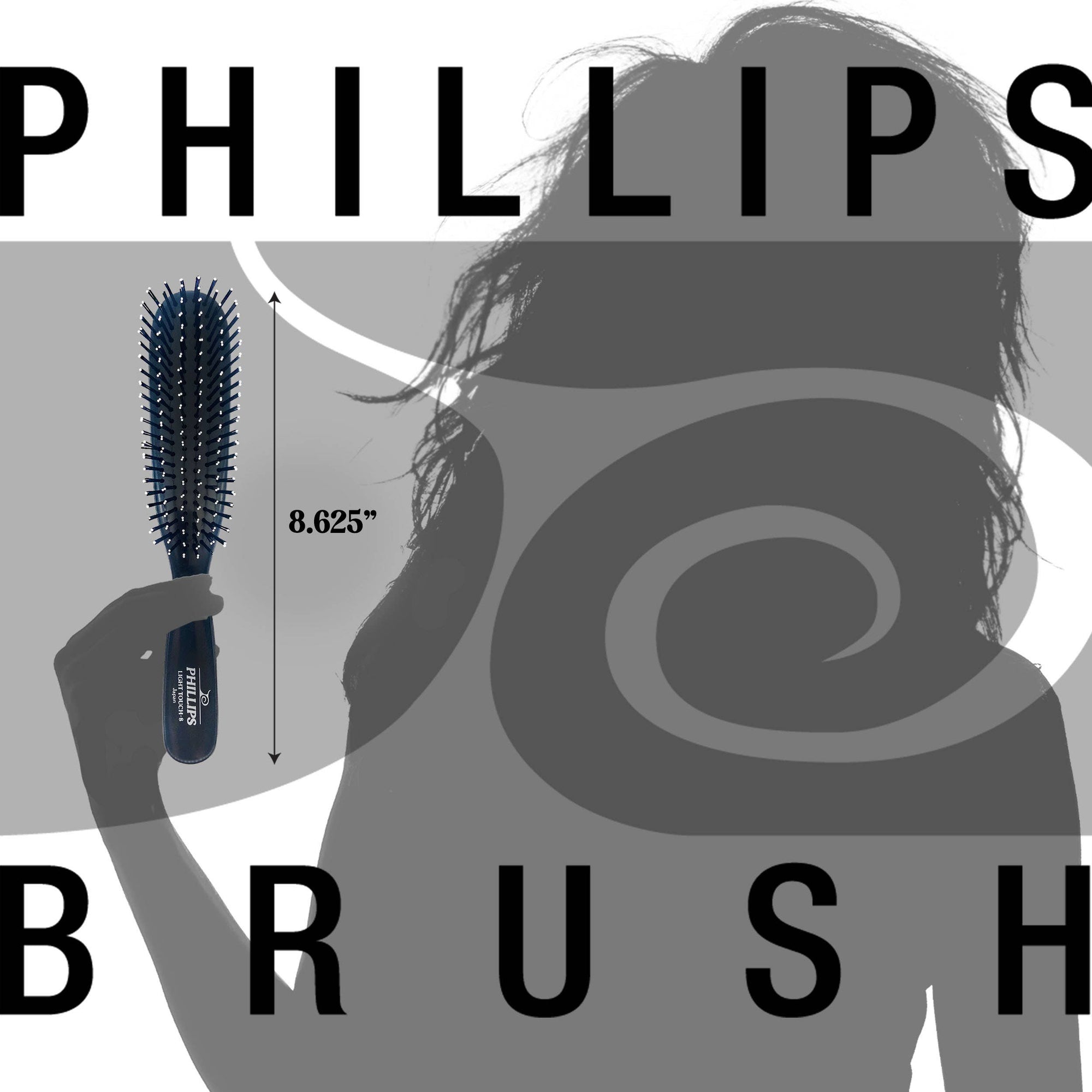 Light Touch 8 Hair Brush