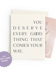 Tarot Greeting Card