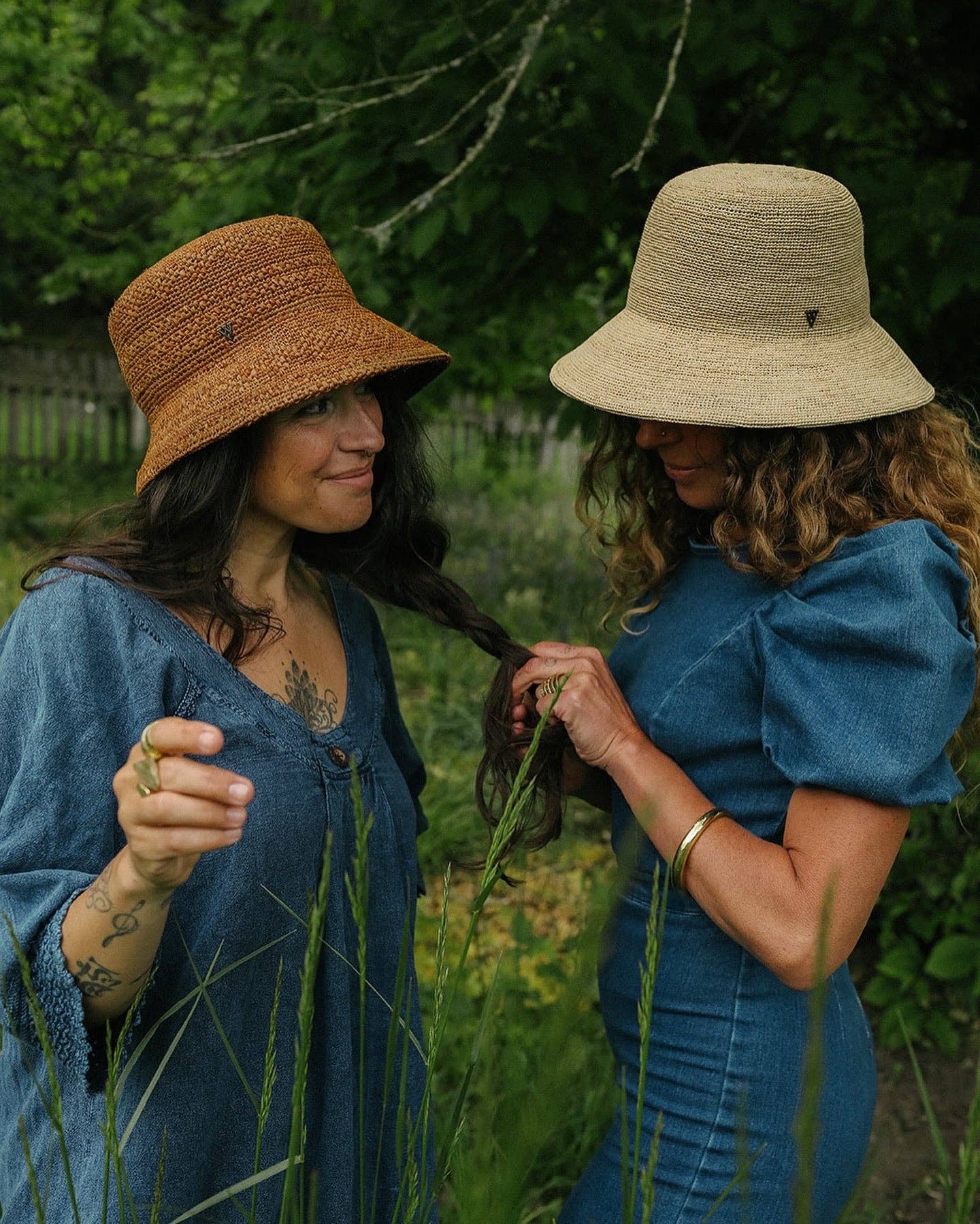 Mace | Raffia Straw Bucket Hat | Brown
