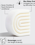 Rice Water Protein Conditioner Bar for Hair Growth