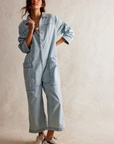 We The Free Margarita Jumpsuit / LIGHT BLUE BEAM