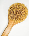 Long Handle Bamboo Dry Body Brush | Natural Sisal Bristles