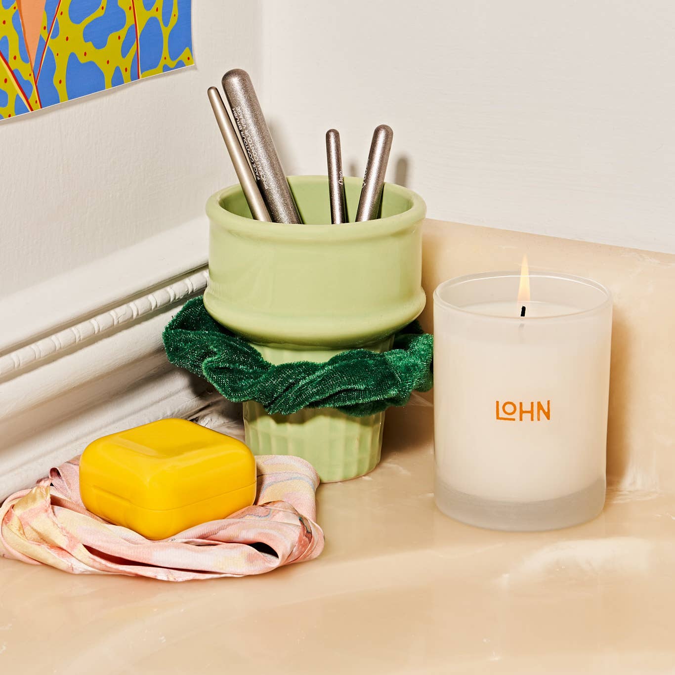 LOHN Candle - ESEN Basil &amp; Mint