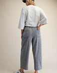 Ditsy Printed Washed Terry Pants