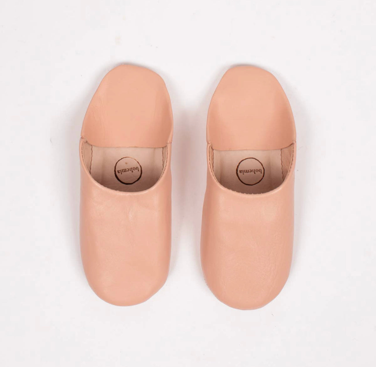 Moroccan Babouche Slippers, Ballet Pink